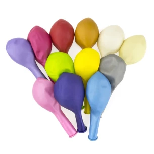 Metalizovaný balón 30 cm - zlatý