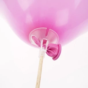 Metalizovaný balón 30 cm - biely