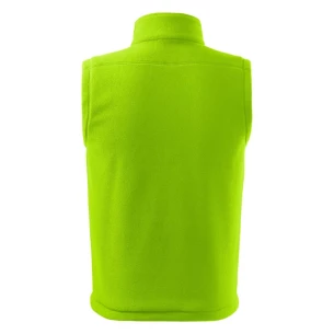 Unisex fleecová vesta - Limetkovo zelená
