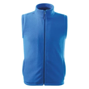 Unisex fleecová vesta - svetlomodrá