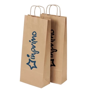 Vrecko na víno - béžové