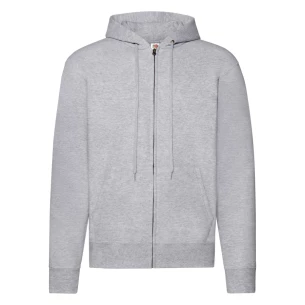 FOTL Mikina s kapucňou na zips - sivá