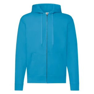 FOTL Mikina s kapucňou na zips - svetlomodrá
