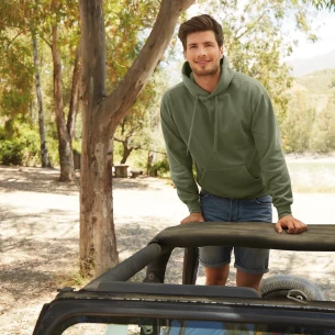 Mikina s kapucňou FOTL - bordová