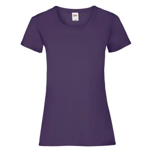 Dámske tričko FOTL Lady-Fit ValueWeight - fialové