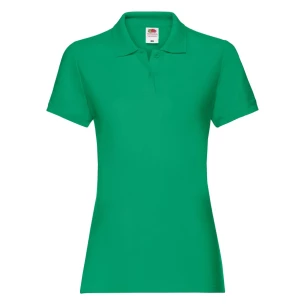 Dámska polokošeľa Fruit Of The Loom Premium - zelená