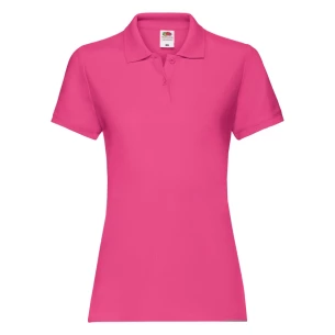 Dámska polokošeľa Fruit Of The Loom Premium - ružová