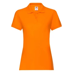 Dámska polokošeľa Fruit Of The Loom Premium - oranžová