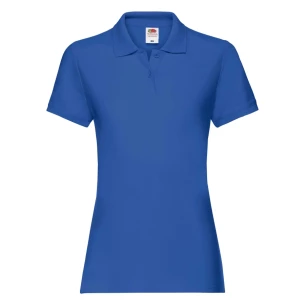 Dámska polokošeľa Fruit Of The Loom Premium - modrá