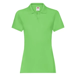 Dámska polokošeľa Fruit Of The Loom Premium - limetkovo zelená