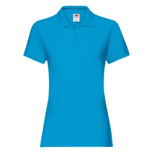 Dámska polokošeľa Fruit Of The Loom Premium - svetlomodrá