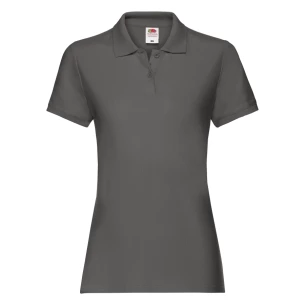 Dámska polokošeľa Fruit Of The Loom Premium - Graphite