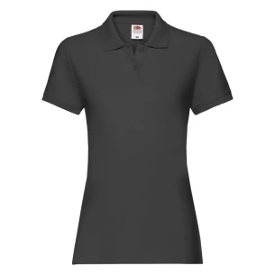 Dámska polokošeľa Fruit Of The Loom Premium - čierna