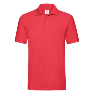 Polokošeľa Fruit Of The Loom Premium - červená