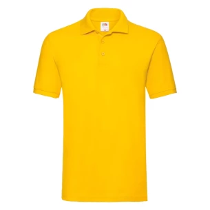 Polokošeľa Fruit Of The Loom Premium - Tmavo žltá