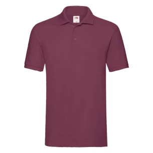 Polokošeľa Fruit Of The Loom Premium - bordová