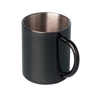 Hrnček Hugo Steel - čierny