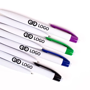 Guľôčkové pero Netto - biele